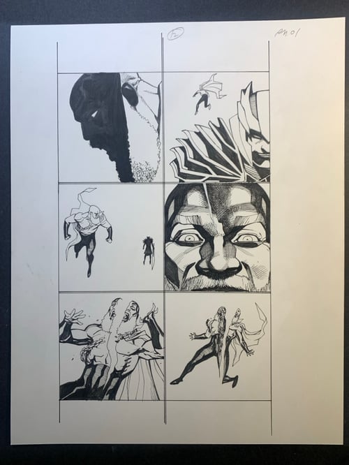 Image of POWER MAN:TIMELESS #1 page12 original art