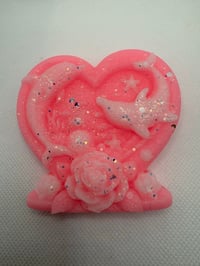 Dolphin heart shape