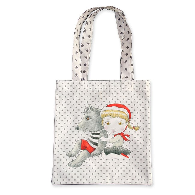 Image of Sac en coton enfant Chaperon Rouge