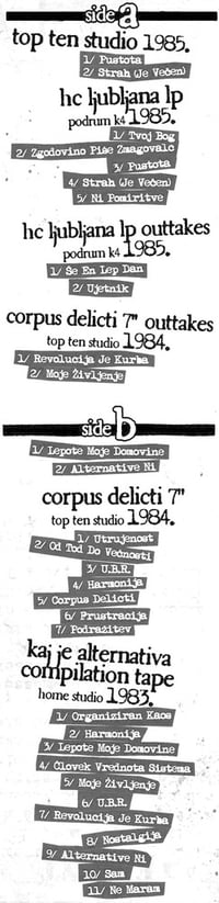 Image 2 of U.B.R. - "Sen En Lep Dan Za Umret" Lp (red vinyl)