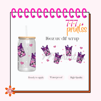 K Boba UV DTF Cup wrap