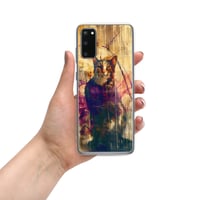 Image 14 of Beautiful Colorful Oil Painting Tabby Cat Inspired Clear Case for Samsung®