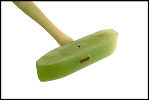 Image of Green Micarta Raising Mallet