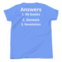 Image 24 of Unisex Youth Short Sleeve T-Shirt (Bible trivia 1)
