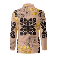 Image 5 of Men's Anthurium Print Polo Shirt