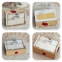 Image 3 of vintage french box full of buttons