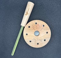 Image 2 of Maple Black slate over glass/ 2 piece webwood striker( glue together)