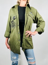 Image 2 of VINTAGE ARMY SHIRT JACKET JOHN LENNON