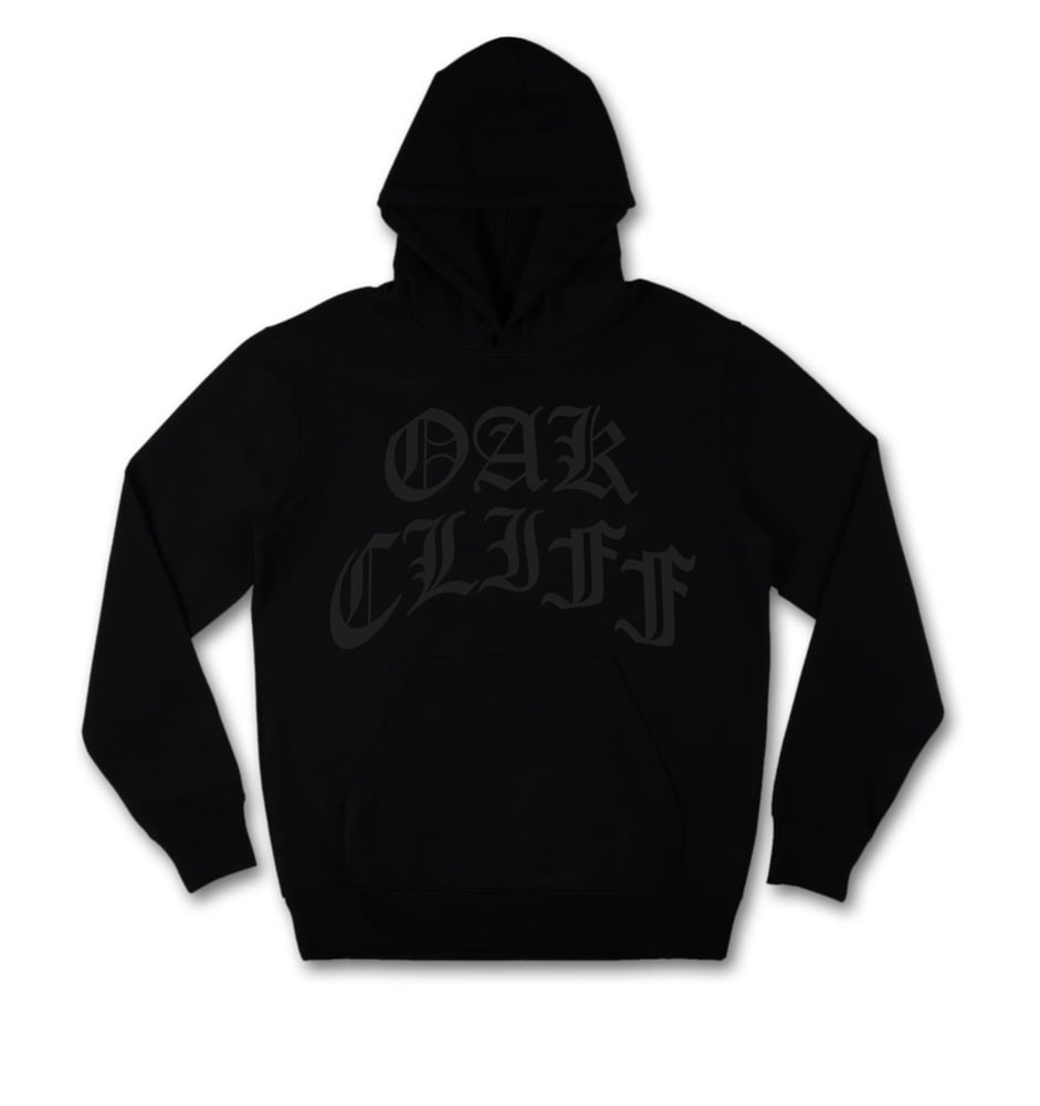 Image of OAK CLIFF BLACKOUT HOODIE