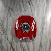 Image 1 of Cherry red racer jacket 