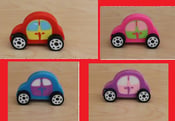 Image of Car Erasers with real turning wheels