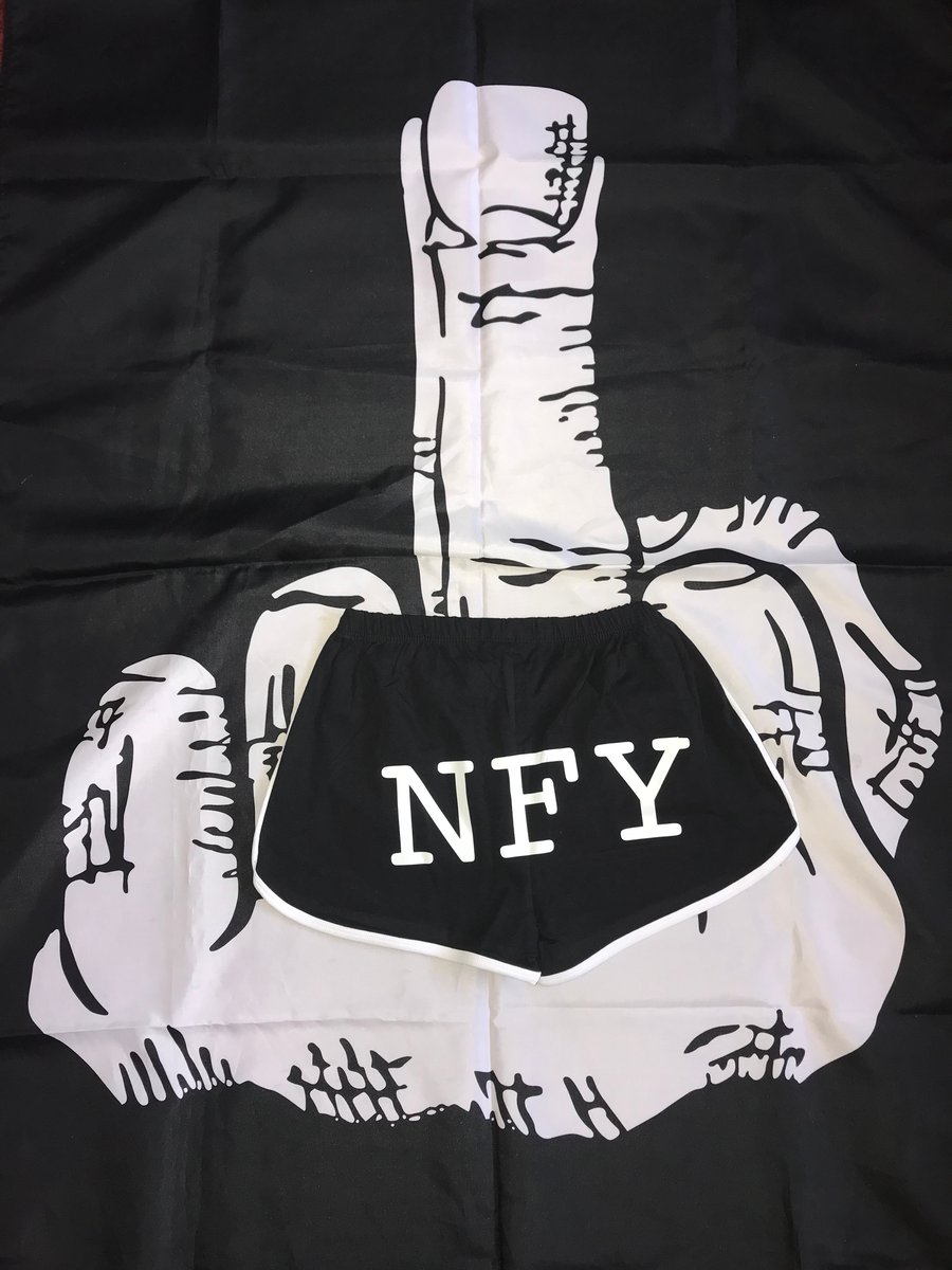 Image of NFY 🍑 Shorts (Black)