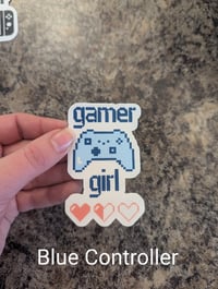 Image 2 of Gamer Girl Die Cut Stickers 