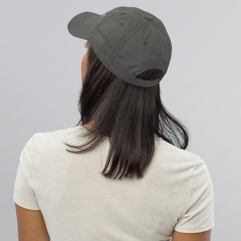 Image of This is a Girl's Game Hat white letters (women's)
