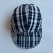 Image of Indigo Check Outdoor caps 003