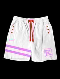 SHOOT FOR THE STARS V2 SHORTS “WHITE COLORWAY”