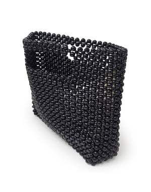 Image of Pearl Beaded Open Top Handbag