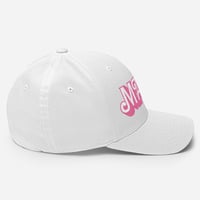 Image 4 of MAGA Barbie Themed - Flex Fit Closed Back Structured Twill Cap