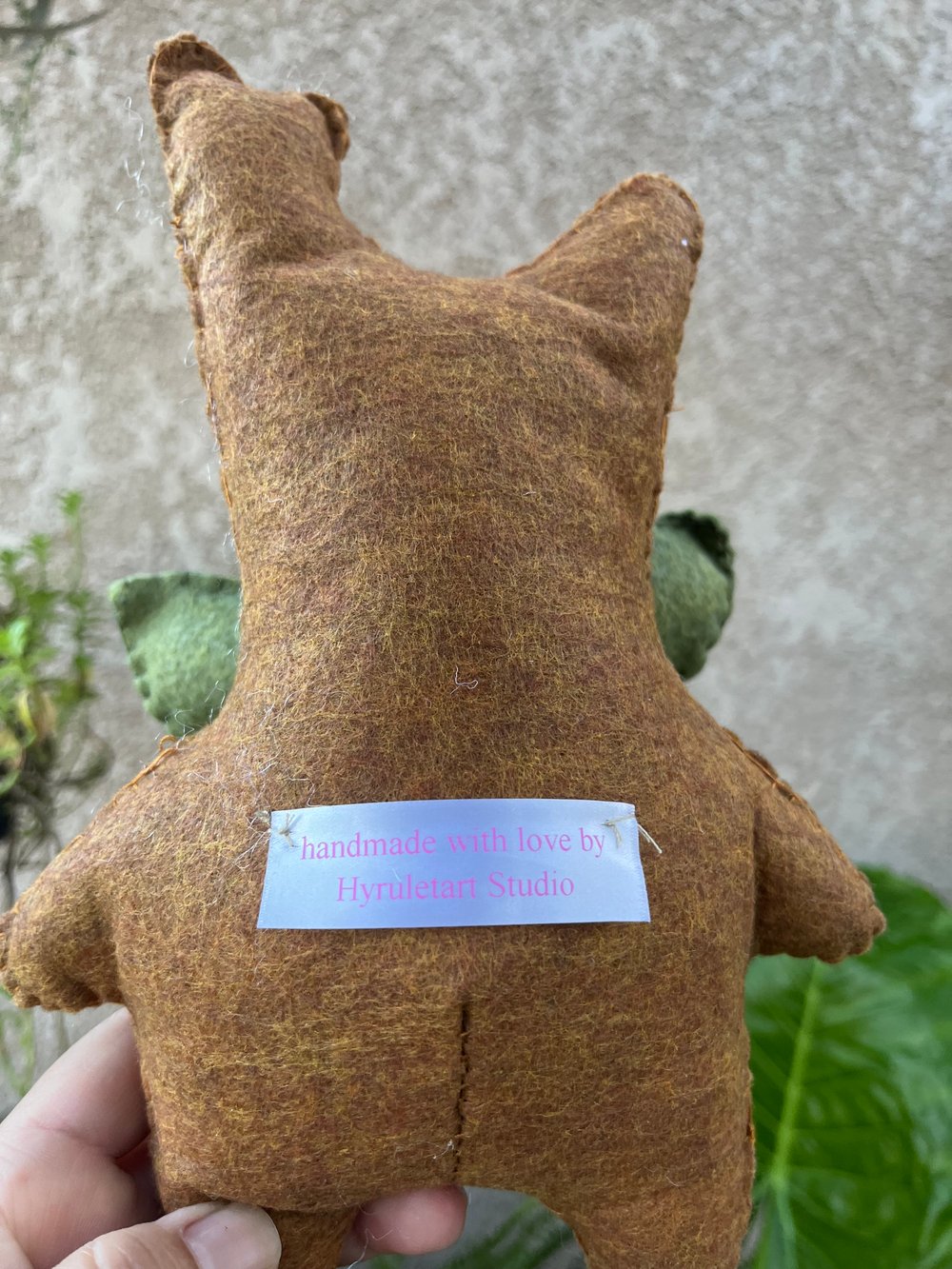 Handmade LOZ Wood Sprite Plush Cosplay Link Zelda Korok Tall Maple Leaf
