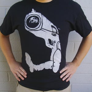 Image of Gun Man adult t-shirt