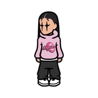 Pink rhinestone
