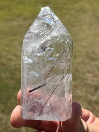 Image 6 of Red Rutile & Clear Quartz Tower #2360