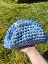 Image 2 of Sew You small Dumpling Clutch in Baby Blue🩵