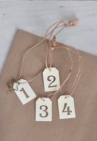 Image 1 of Etiquettes numérotées