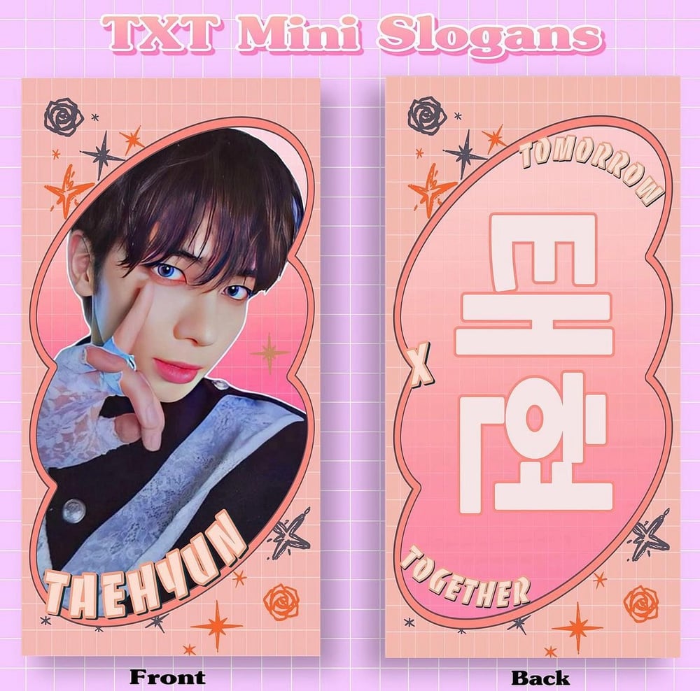 Image of TXT Mini Slogans INSTOCK