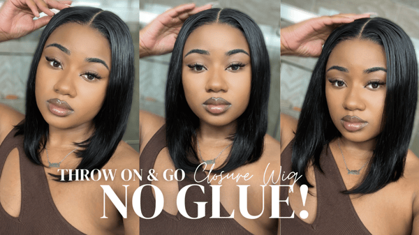 Image of 5x5 HD Lace Closure Bob Wig 12”  Asteria Hair