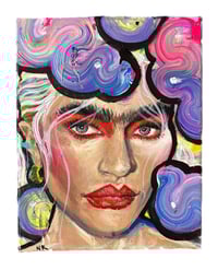 Image 1 of “SOFIA” ORIGINAL PAINTING BY NIKITA ROSALIND 8”x10”