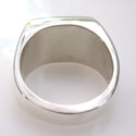 Mens Square Kyocera Opal Ring