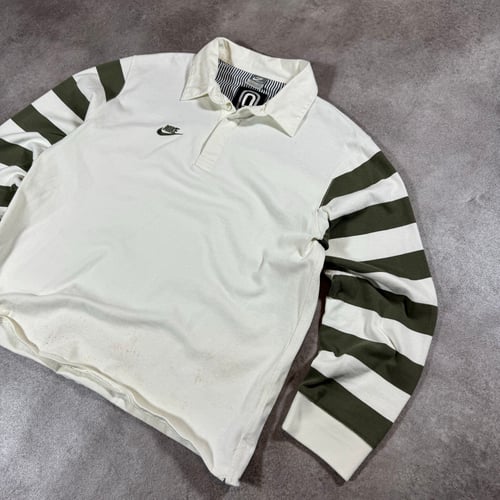 Image of Nike Long Sleeve Polo Shirt, Size Large