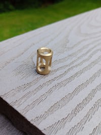 Image 3 of Brass Slotted Lanyard Bead