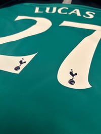 Image 5 of Tottenham Hotspur “LUCAS 27” 2018/19 Third Shirt + patches, L