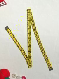 Image 1 of Tape measure necklace Yellow