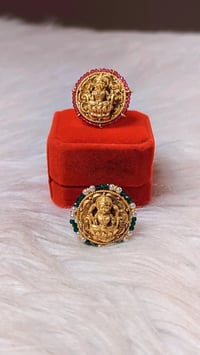 Image 1 of Goddess Laxmi Ring II_Adjustable Temple Ring