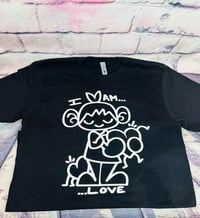 Image 1 of I AM…LOVE Tee shirt - Black 