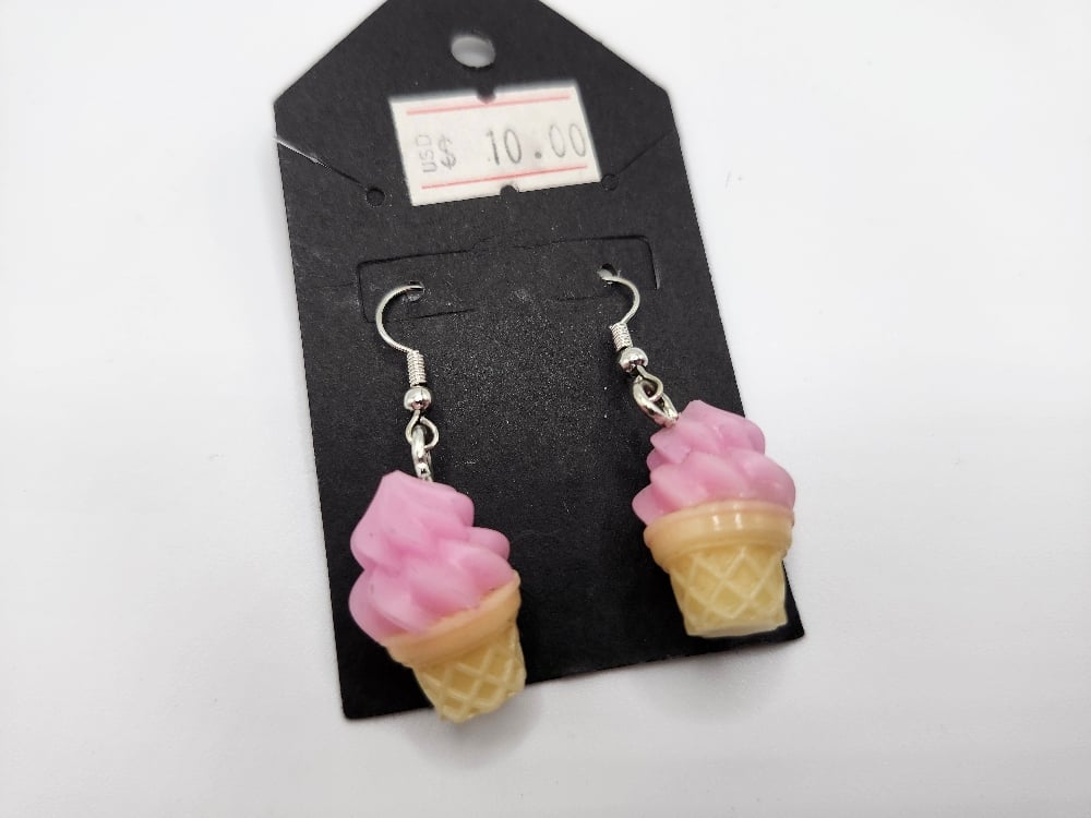 Image of Ice Cream & Cupcake Earrings 