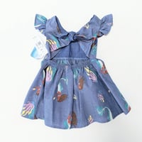 Image 2 of Infant Girls Disney The Little Mermaid Ariel Empire Waist Dress