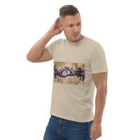 Image 5 of Two Hands for Energy Beige Unisex Organic Cotton T-shirt