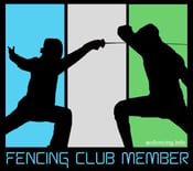 Image of FENCING CLUB MAGNET