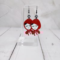 Image 2 of Little Red Riding Hood Earrings