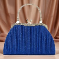 Image 3 of Royal Sparkle Top Handle Clutch Bag
