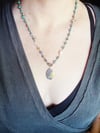 Be the light quote necklace
