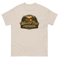 Image 5 of Whispering Pines Campground T-Shirt Forest Camping Escape Tee