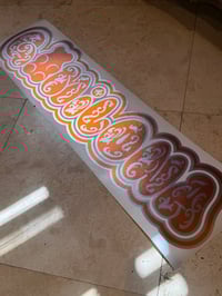 Chrome orange/ chrome engrave GOMILONA WINDSHIELD 