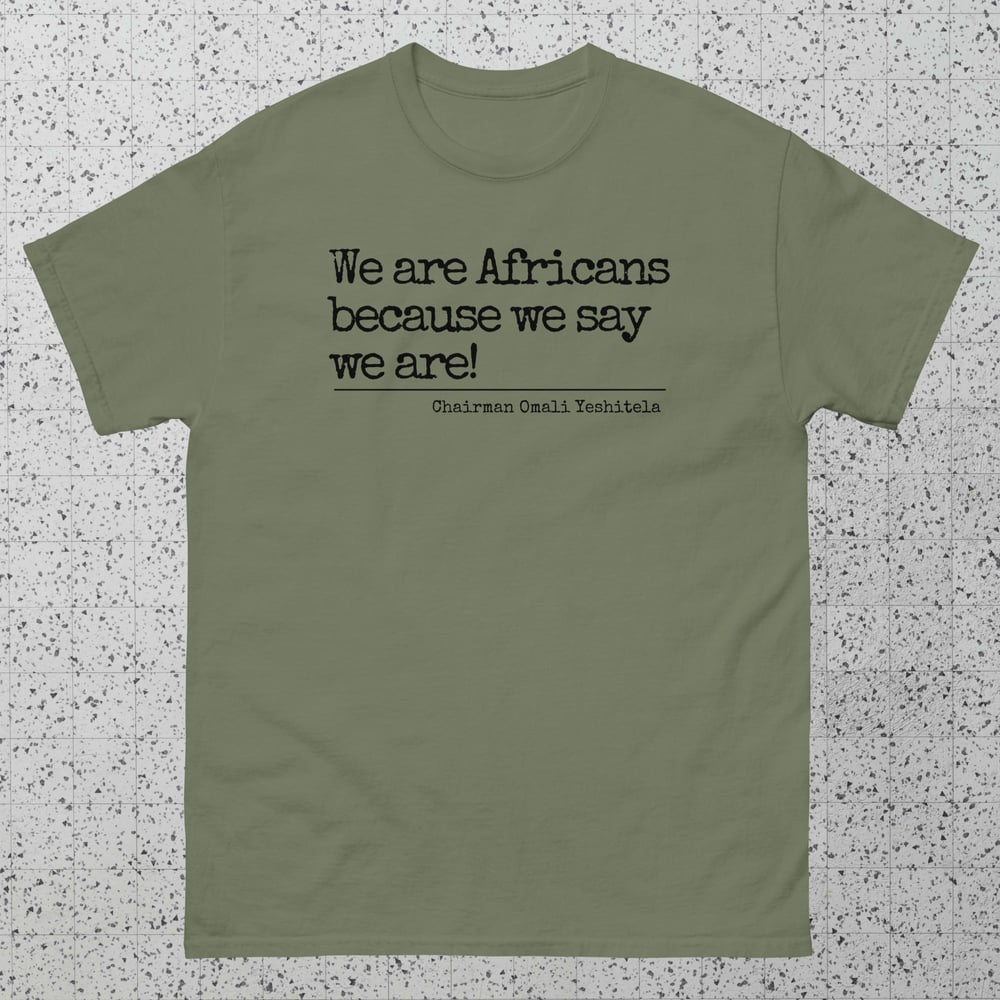 We are Africans Unisex Tee - Black Letters