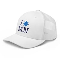 Image 6 of I [STAR] MN Trucker Cap (Light Blue Star)