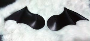 Image of Leather batwing pasties